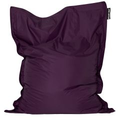 Bazaar Bag® Indoor & Outdoor Giant Floor Cushion Bean Bag, Mulberry Purple