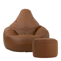 icon® Valencia Real Leather Recliner + Footstool