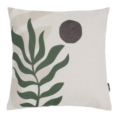 icon® Walnut Leaf Print Cushion, Brown