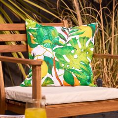 Lemon Leaf Print Outdoor Cushion