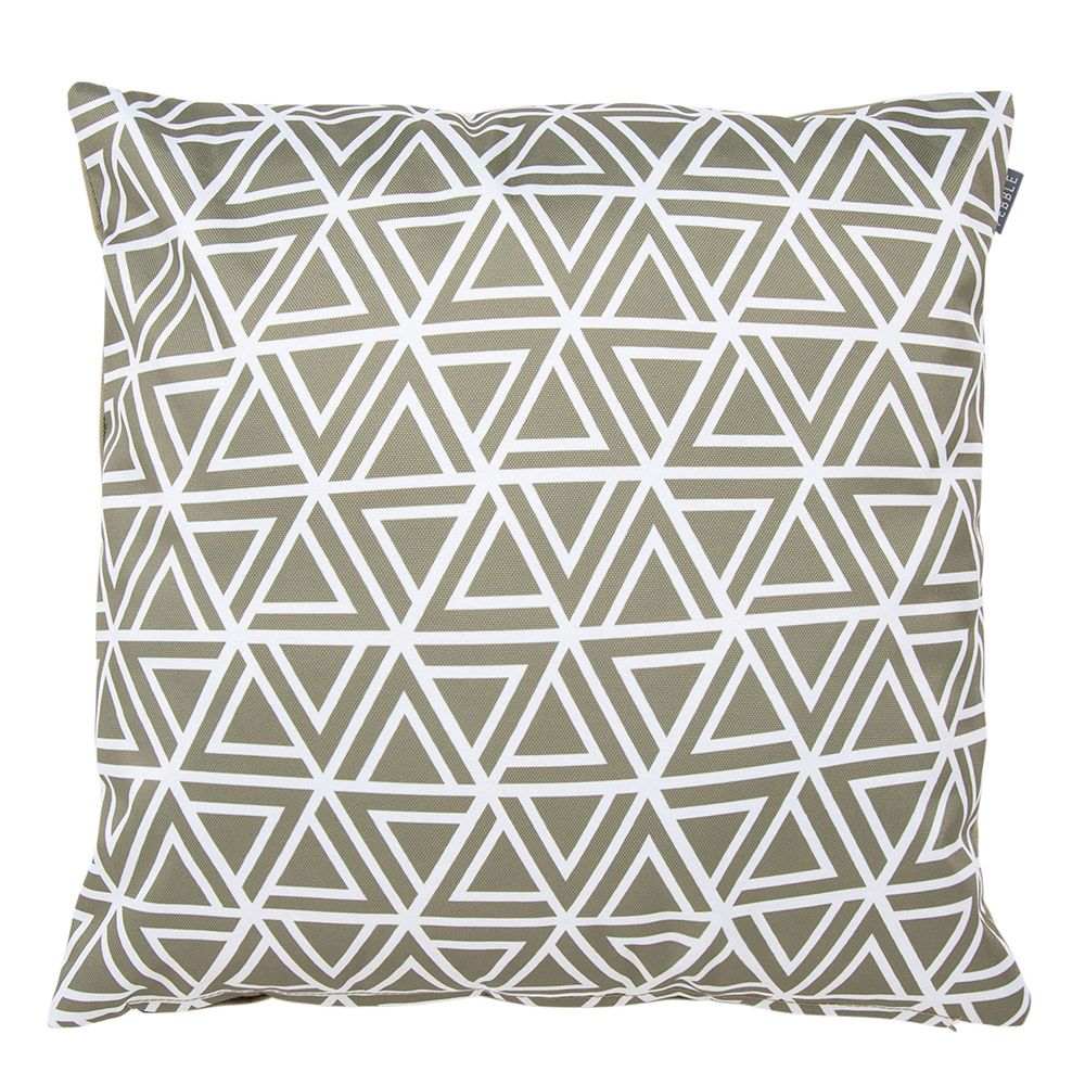 Veeva® Geometric Print Outdoor Cushion, Olive