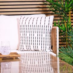 icon® Stripe Print Indoor-Outdoor Cushion, Multicolour