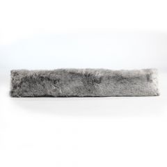 Grey Fur Draught Excluder