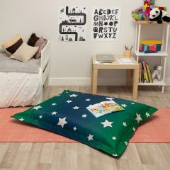 star print UV bean bag