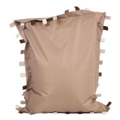 Eden® Kids Sensory Touch Tags Bean Bag Floor Cushion, Natural