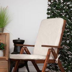 Plain Outdoor High Back Seat Pad