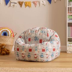 icon® Kids Festive Santa Claus Print Classic Bean Bag
