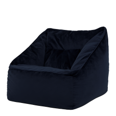 icon® Natalia Recycled Velvet Armchair, Midnight Blue
