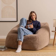 icon® Natalia Faux Rabbit Fur Armchair Bean Bag