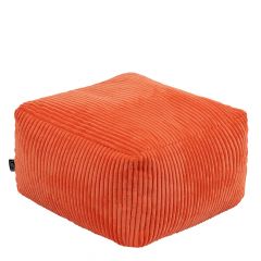 icon® Theo Cord Footstool, Orange