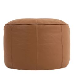 icon® Dante Real Leather Pouffe