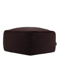 icon® Amara Velvet Footstool, Chocolate