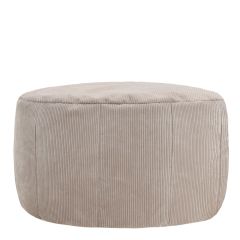 icon® Remi Fine Corduroy Footstool, Natural