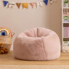 icon® Kids Kingston Faux Rabbit Fur Classic Bean Bag