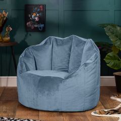 icon® Sirena Velvet Bean Bag Accent Chair