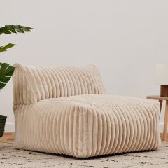 icon® Tetra Recliner Sofa Pieces, Ribbed Faux Fur