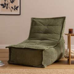 icon® Dolce Corduroy Scandi Lounger Bean Bag
