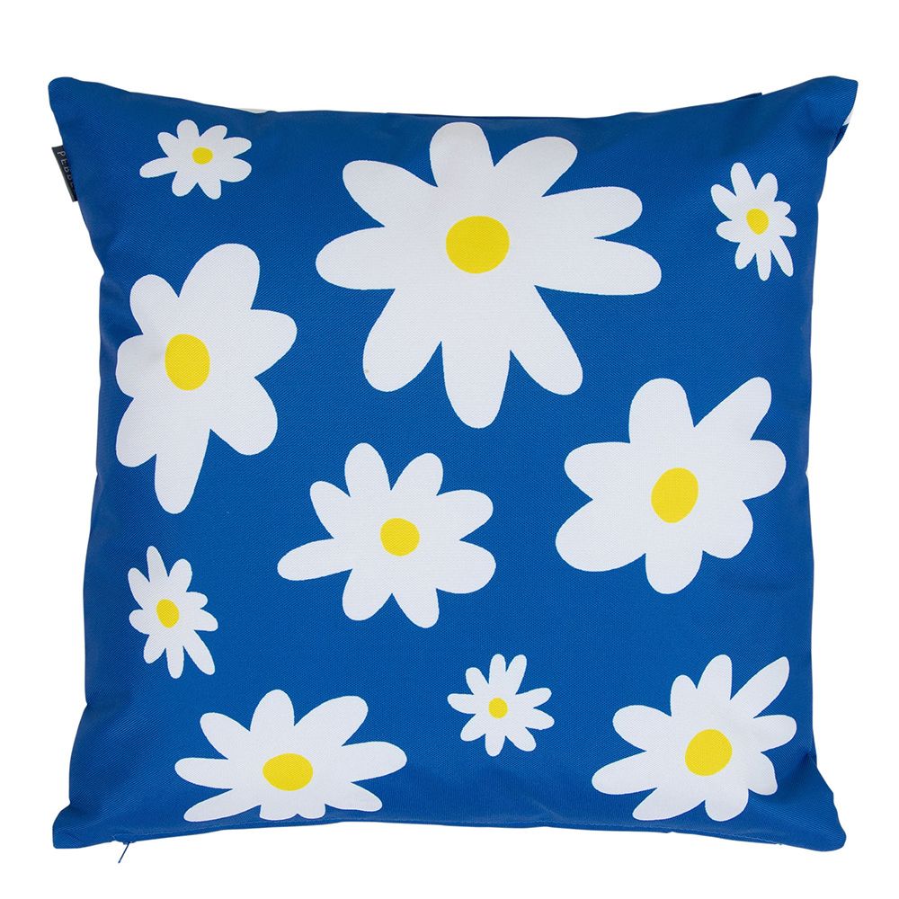 Veeva® Double-Sided Daisy Print Outdoor Cushion