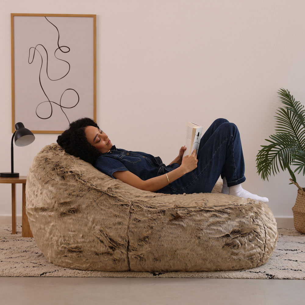icon Faux Fur Dream Lounger Bean Bag