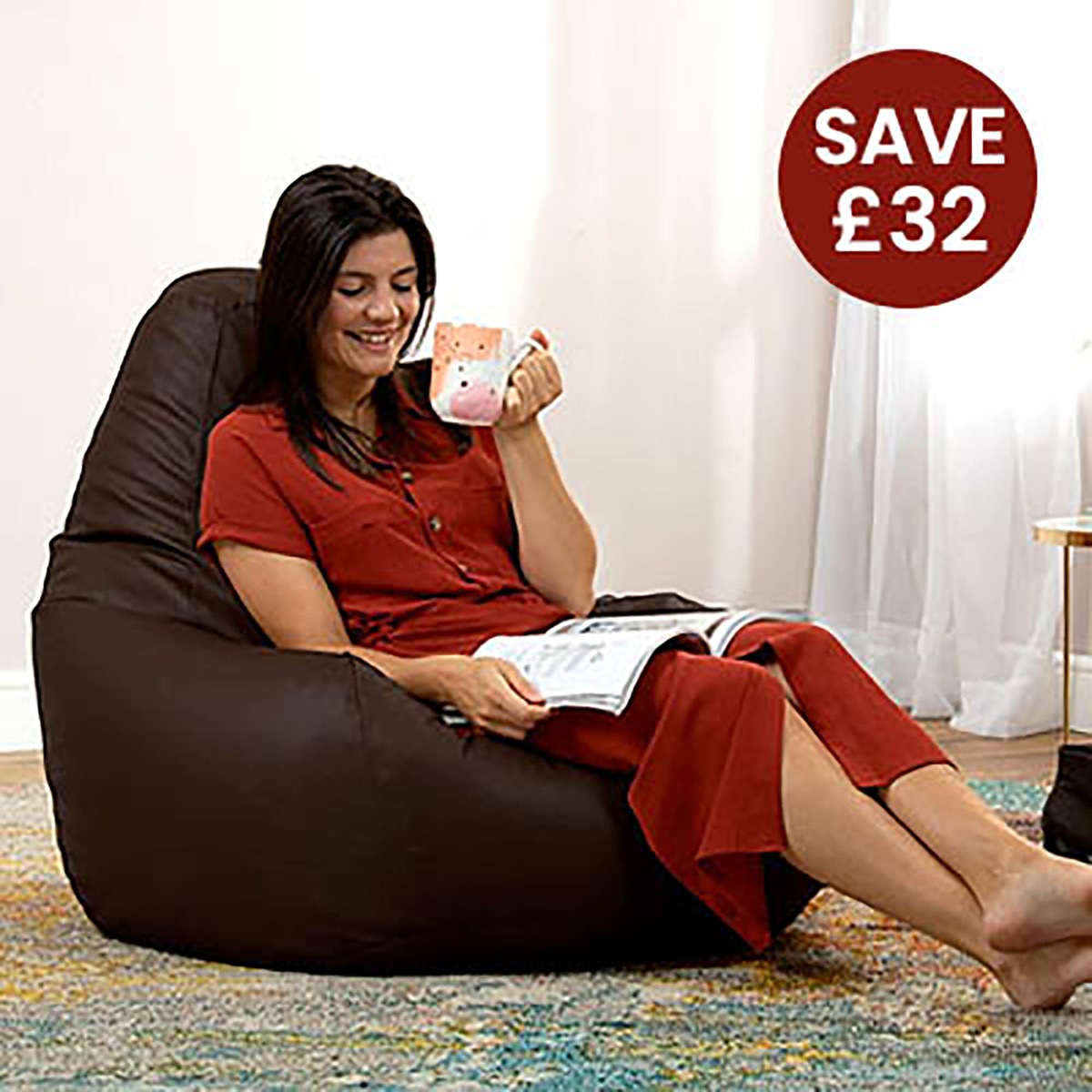 Faux Leather Recliner