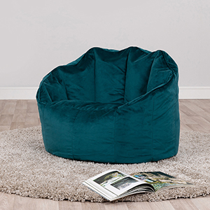 Velvet accent chair