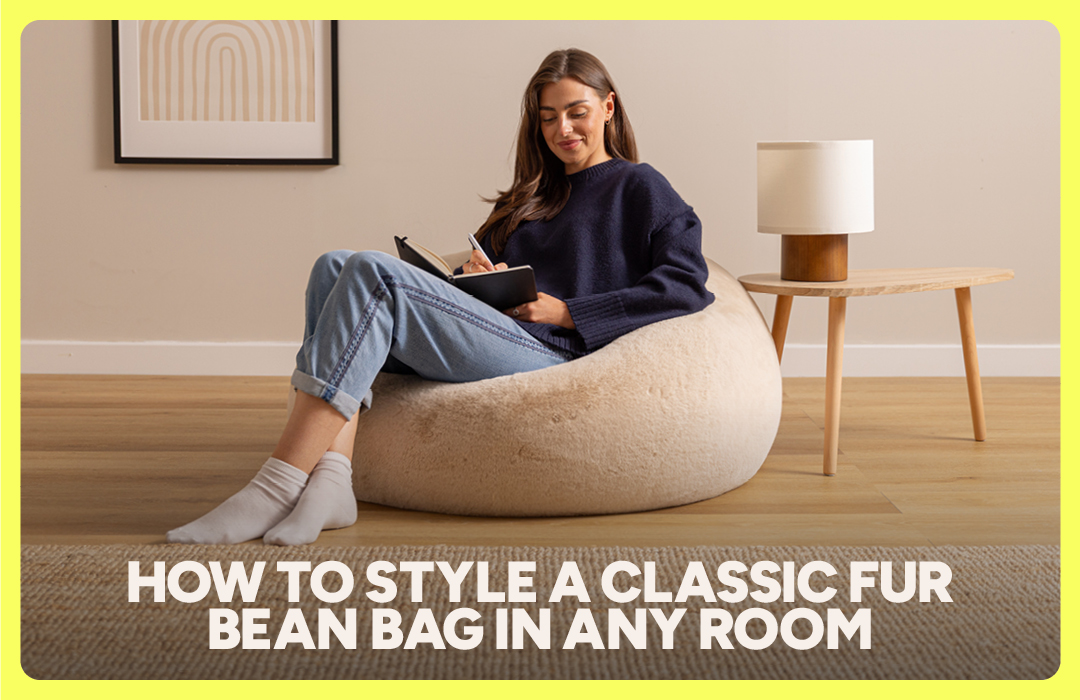 The Kingston Faux Fur Bean Bag: A Modern Classic for the Cosy Home