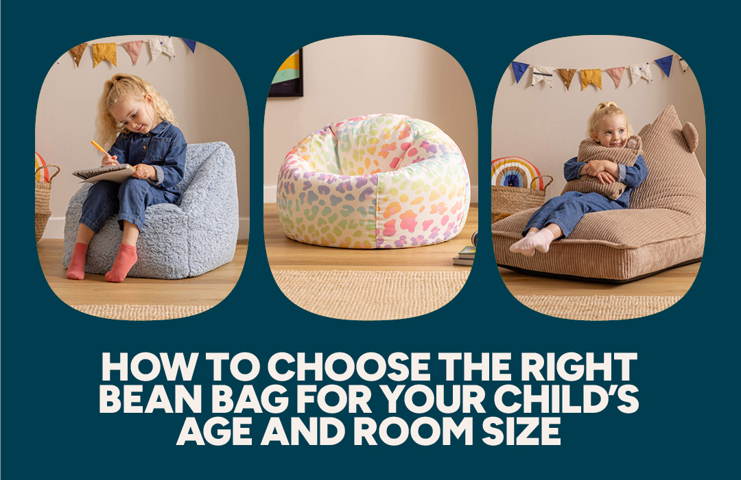 How to Choose the Right Bean Bag for Your Child’s Age and Room Size