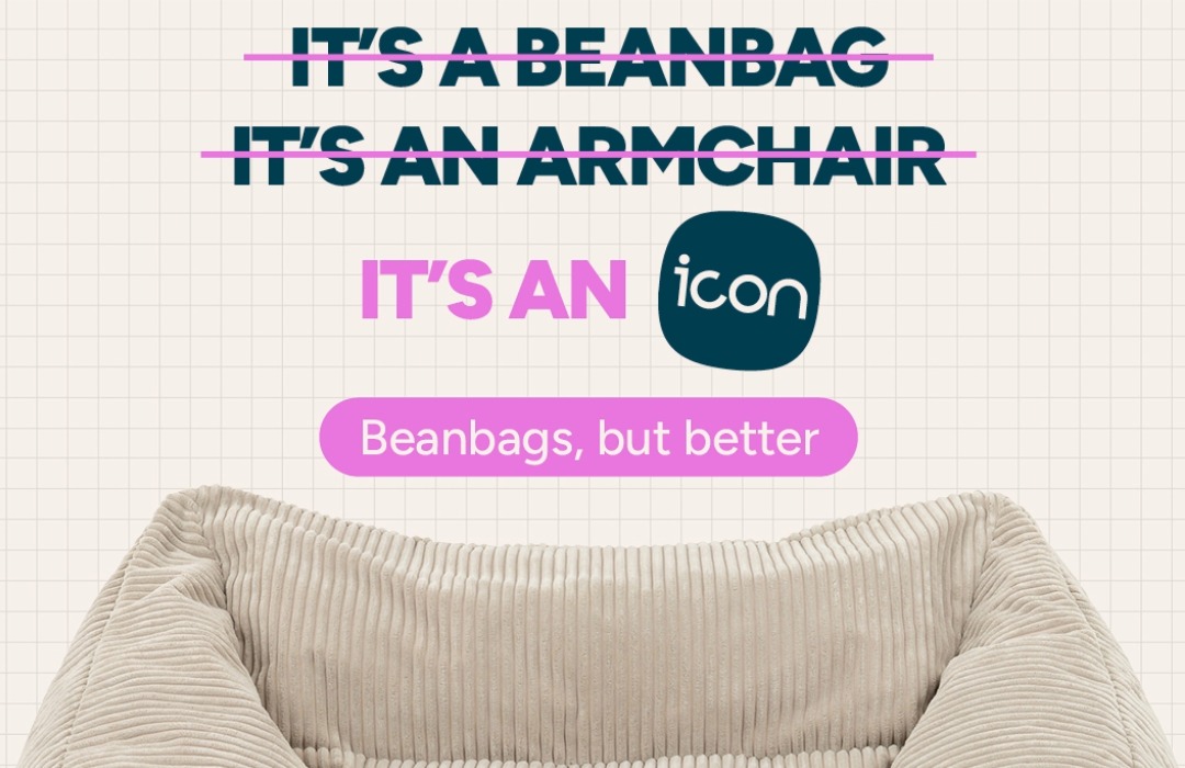 Introducing icon Bean Bags - Create a Space, Create a Feeling