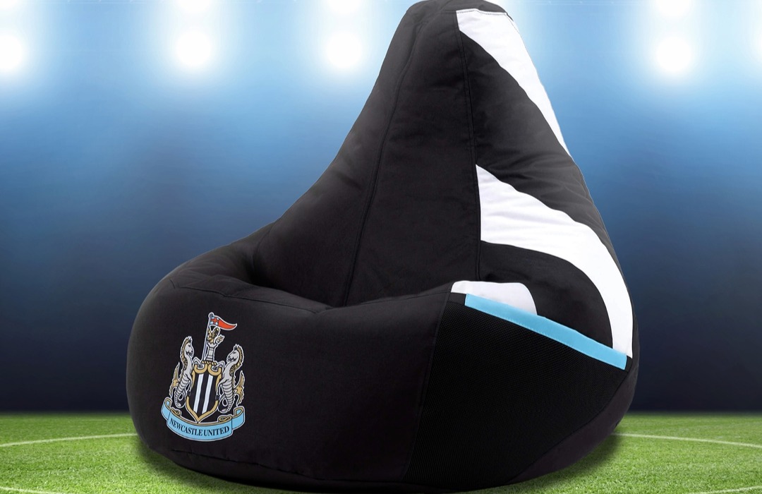 Black-and-White Comfort: Official Newcastle United Bean Bags Have Landed