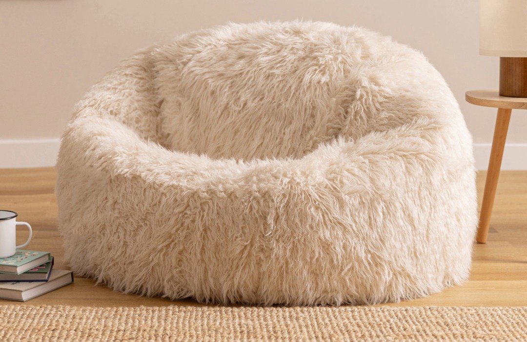 The Independent named our Mongolian Faux Fur Bean Bag the best in the UK