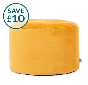 New Milano Velvet Footstool - Accessories