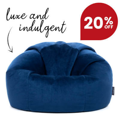 Velvet Classic Bean Bag
