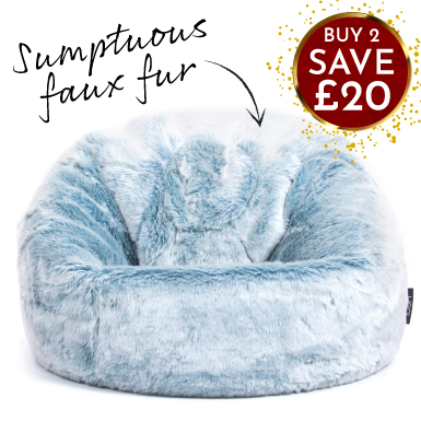 Kids Fur Bean Bags