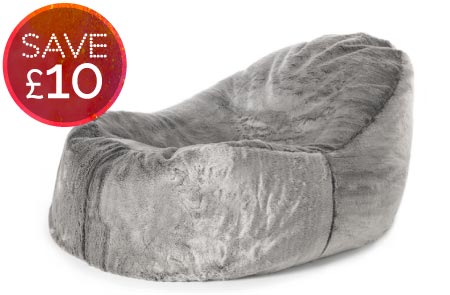 Bean Bag Faux Fur Lounger