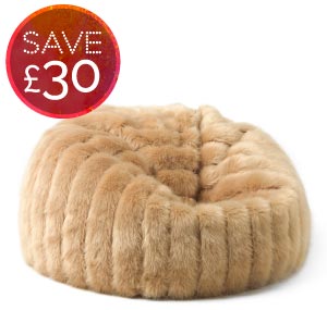 Faux Fur Bean Bags