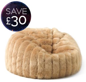 Faux Fur Bean Bags
