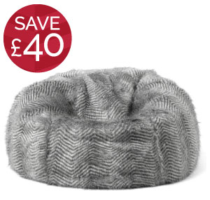Faux Fur Bean Bags