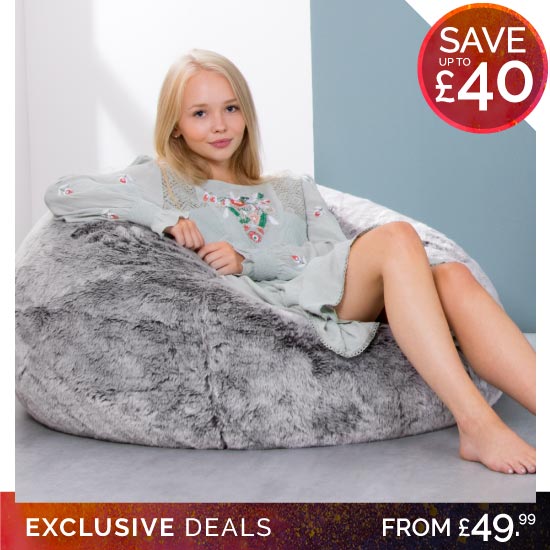 Adult Fur Bean Bags - Sub banner