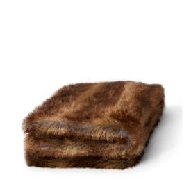 Brown Bear Faux Fur Throw