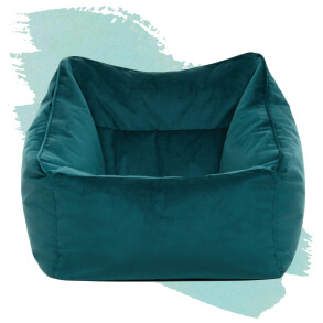 Velvet Bean Bag Armchair