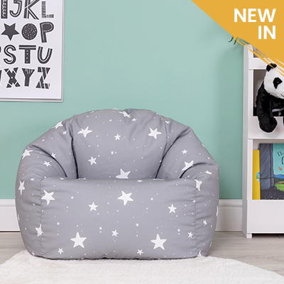 Star Print Kids Bean Bag