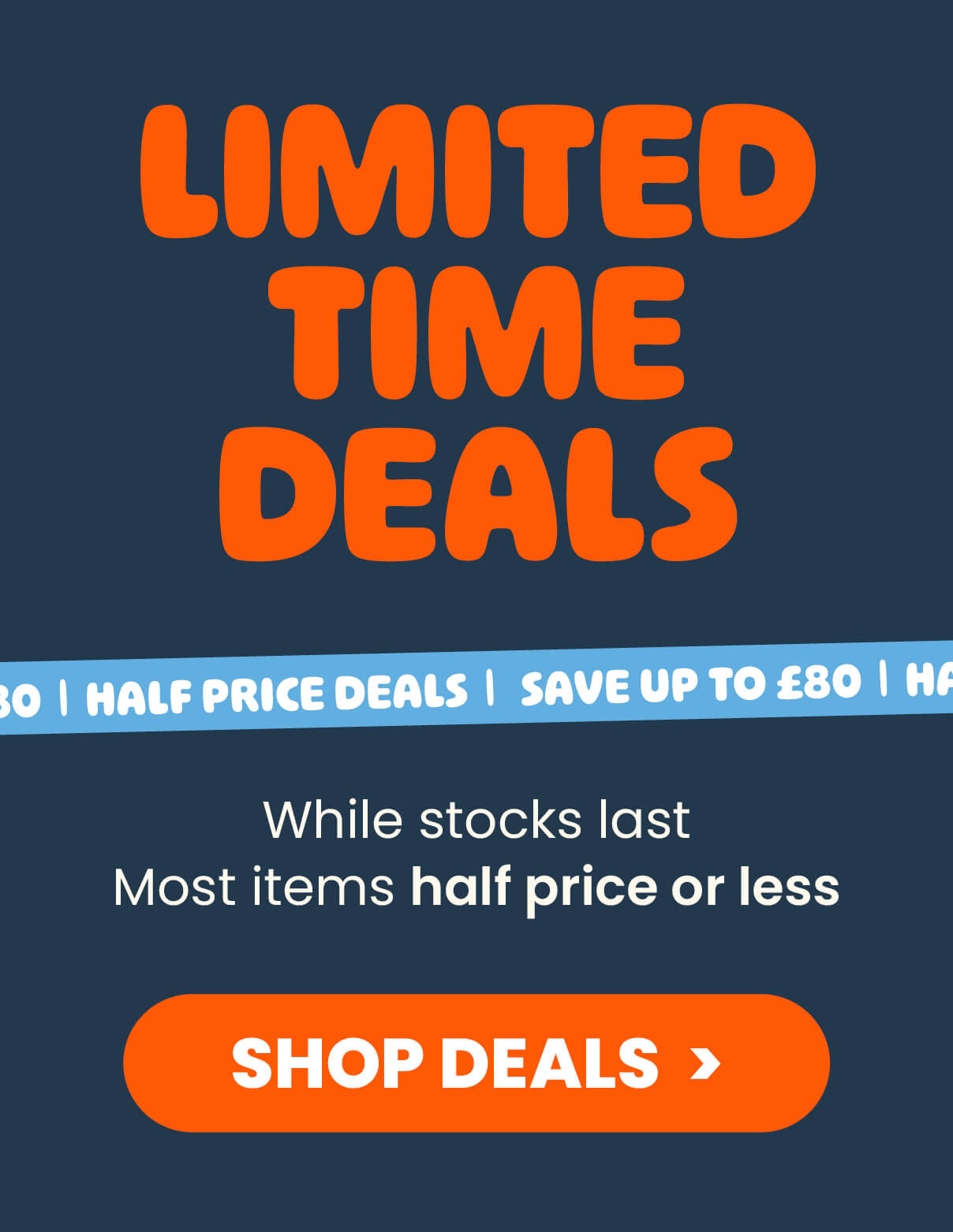 Sale Up To Half Price