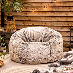 Faux Fur Bean Bags